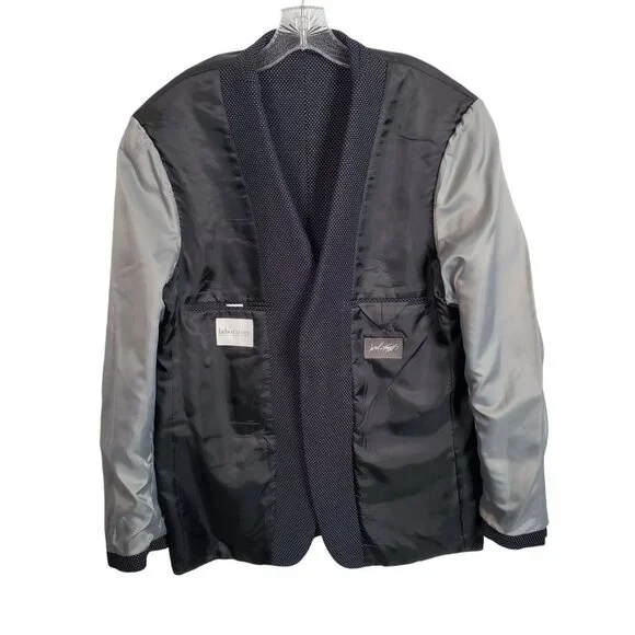 Lord & Taylor Laboratory Men's Size 44R Sportcoat Blazer Micro Polka Dot 2 Butto - Picture 13 of 14